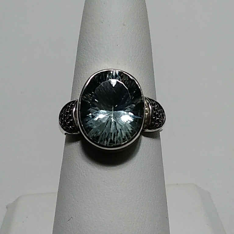 Prasiolite Ring